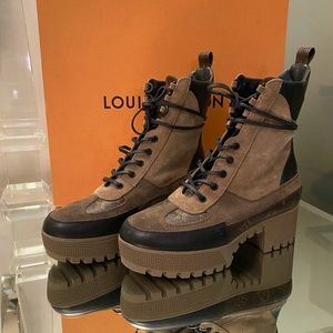 Louis Vuitton Lace Up Boots for Women - Poshmark